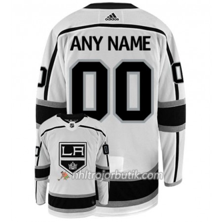 Män Ishockey Los Angeles Kings Tröja med eget tryck  Adidas Vit Authentic